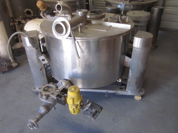 40" x 20" Tolhurst, 7.5 HP, 1725 RPM, perforated bowl, basket type, motor drive, #94607 (2 available) - Image 3