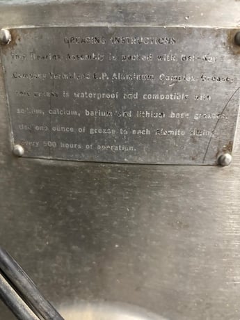 40" x 20" Tolhurst #161, 1260 RPM, perforated bowl, basket type, motor drive, #94609 - Image 8