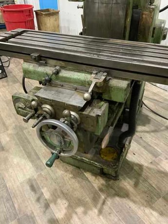 Kearney & Trecker #205SA, horizontal mill with vertical head, #12" x50" table, 5 HP, #72819 - Image 6