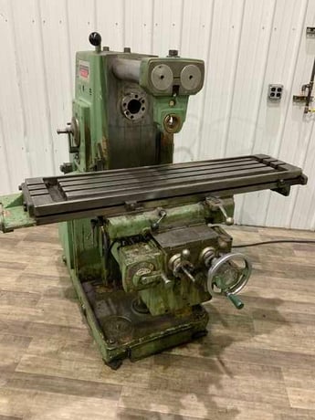 Kearney & Trecker #205SA, horizontal mill with vertical head, #12" x50" table, 5 HP, #72819 - Image 7