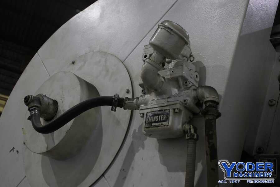 60 Ton, Minster #6, OBI press, 6" stroke, 13" Shut Height, 3" adj., air clutch, 90 SPM, #72698 - Image 6