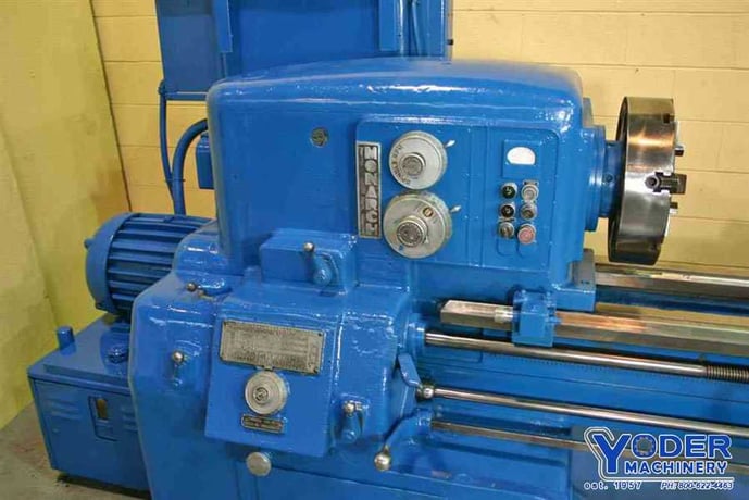 20" x 60" Monarch #62/2013, engine lathe, 4-jaw 15" chuck, chip pan, 10 HP, #73843 - Image 3