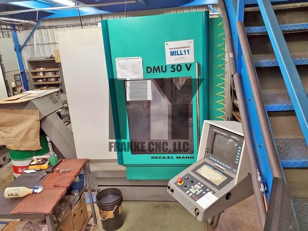 DMG, Mori Deckel Maho #DMU-50V, 24 automatic tool changer, 19.7" X, 15" Y, 15" Z, 8000 RPM, CT40,5-Axis, 1997 - Image 1