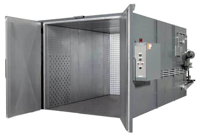 96" width x 96" H x 144" L FB Series, 500° F, gas fired, new - Image 2