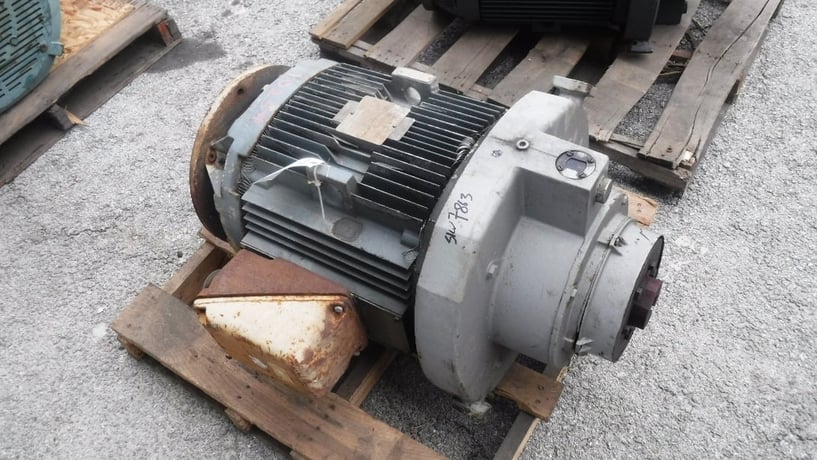 75 HP 1800 RPM General Electric, Frame L365TP16, WPIBB, 230/460 Volts - Image 3
