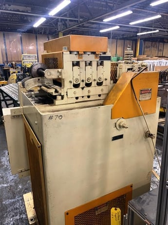 12" x .08" Littell #312-7PDL, straightening machine, 7 rolls, 20-120 FPM, 1992 - Image 3