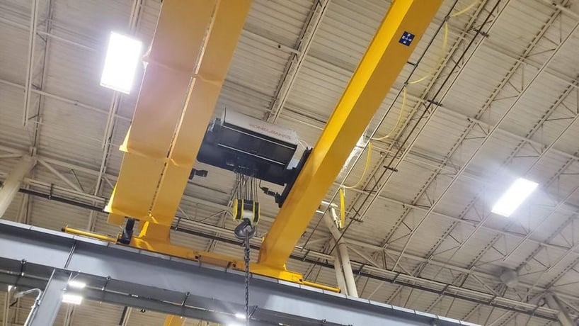 35 Ton, Kone, 39' 6" Span, 42' lift, radio, VFD bridge/trolley, 2009, #2179 - Image 3