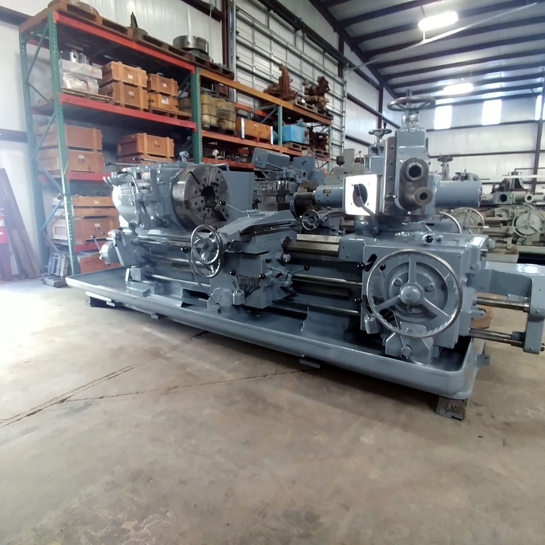 No. 4A Warner & Swasey, M1500, turret lathe, 24" 4-Jaw chuck, 28.25" sw, 60" center, 1954 - Image 3