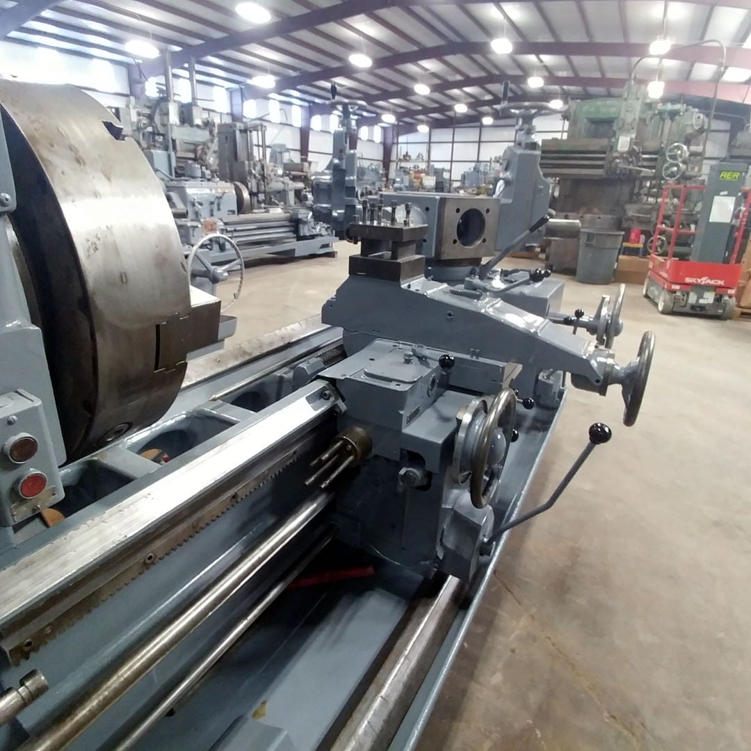 No. 4A Warner & Swasey, M1500, turret lathe, 24" 4-Jaw chuck, 28.25" sw, 60" center, 1954 - Image 4
