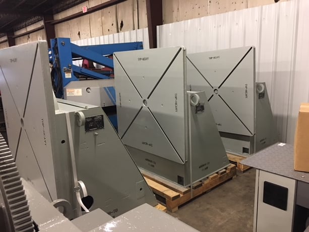 Headstock / Tailstock, Aronson #HS6/TS6, 6000 lb., 48" square T-slotted table - Image 2