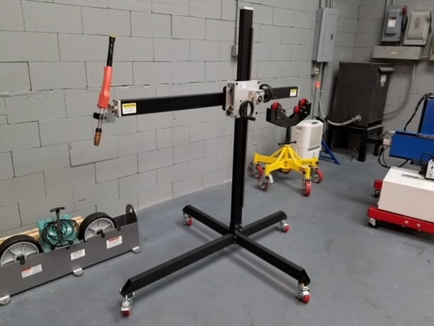 Welding Torch Stand, Profax #WTS-44, manual adjust, 25 lb.capacity, 60" x50" travels, new - Image 1