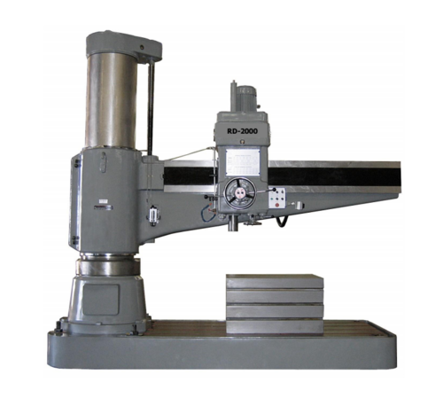 6' -17" Sharp #RD-2000, radial arm drill, #5MT, 1920 RPM, 7.5 HP, coolant system - Image 1
