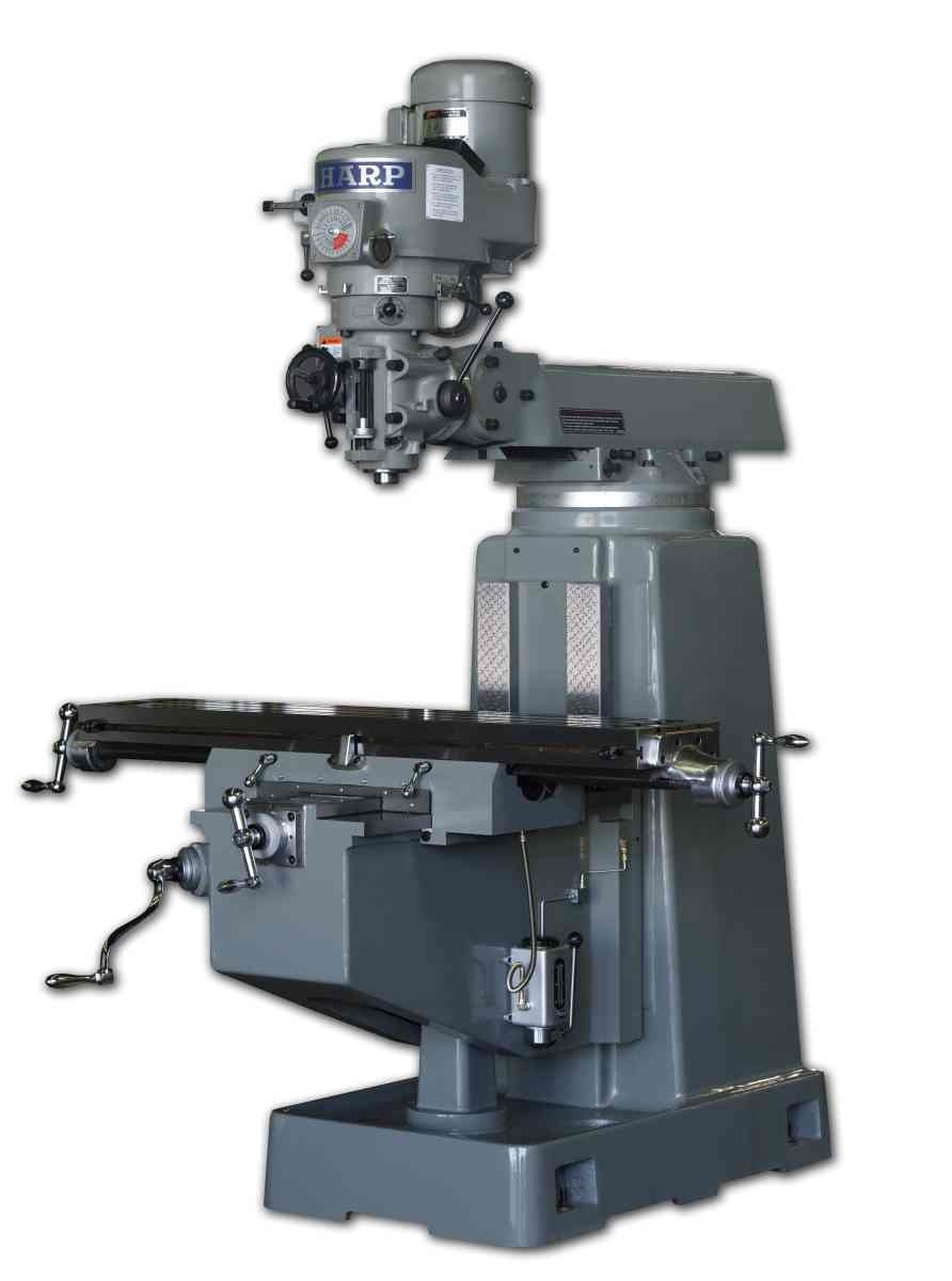 Sharp #TMV, Vertical Knee Mill, 33" x16.3" table, 3 HP, New - Image 1