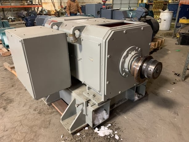 200 HP 650 RPM General Electric, Frame 6058, DPFVBB, 500 VA, 240/120 VF - Image 5