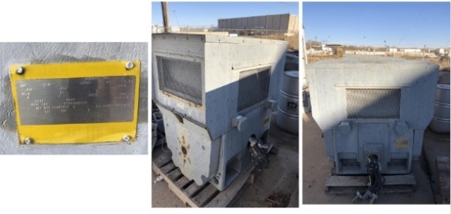 600 HP 3580 RPM Baldor, Frame 5009Z, TEFC, 1.15SF, 3-slide, 460 Volts - Image 1