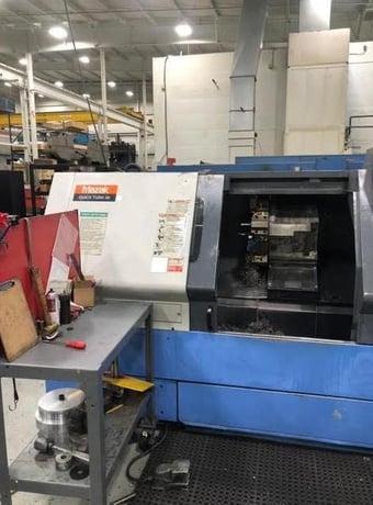 Mazak #QTN-30, CNC lathe, 10" chuck, 2.7" hole, 12" dia., 12 turret, Mazak T-Plus, programmable quill - Image 1