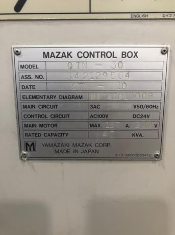 Mazak #QTN-30, CNC lathe, 10" chuck, 2.7" hole, 12" dia., 12 turret, Mazak T-Plus, programmable quill - Image 8