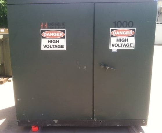 1000 KVA 13800 Delta Primary, -480Y/277 Secondary, Westinghouse, C654 - Image 1