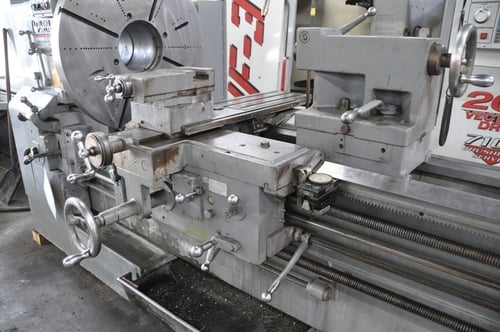 24"/39" x 52"/84" LeBlond #Regal, sliding gap bed lathe, Sony LH52 2X digital read out, 1977 - Image 5