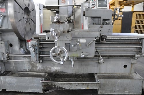 24"/39" x 52"/84" LeBlond #Regal, sliding gap bed lathe, Sony LH52 2X digital read out, 1977 - Image 6