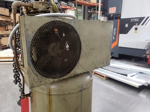 7.5 HP Kellog American #340TV, Vertical Air Compressor, 180 gallon tank, 7-1/2 HP, 1750 RPM, 230/460 V. - Image 5