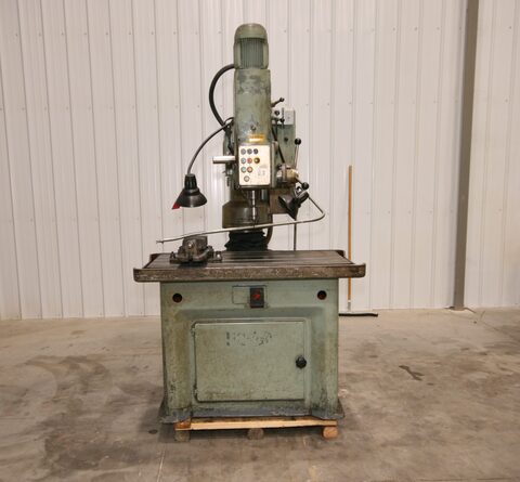 2.9'-1/2" Donau #DR23, Sliding Radial Arm Drill, Morse MT3 taper, 6" diameter column, 4 T-slots, 3/4" - Image 1