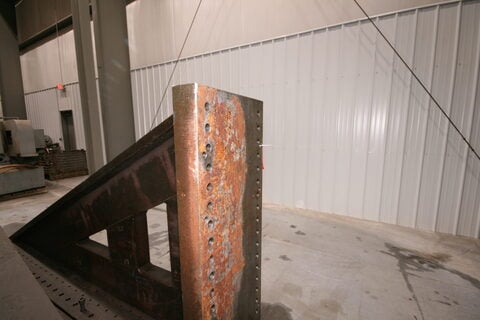 119" x 23-1/8" x 59-1/2" Angle plates, base drilled & tapped, #12390 - Image 5
