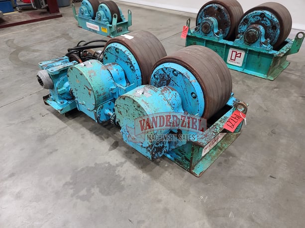 150 Ton, Ransome Micarta #150PRM, tank turning rolls, 300000 lb.,750 Tons weight capacity for set,  8"32" - Image 2