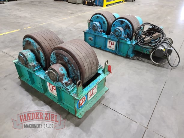 150 Ton, Ransome Micarta #150PRM, tank turning rolls, 300000 lb.,750 Tons weight capacity for set,  8"32" - Image 8