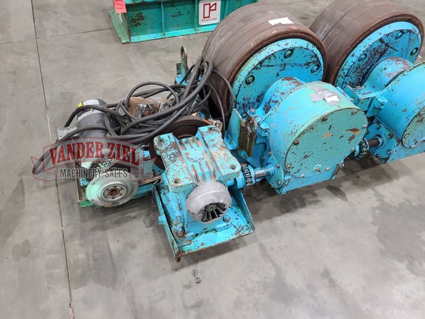 150 Ton, Ransome Micarta #150PRM, tank turning rolls, 300000 lb.,750 Tons weight capacity for set,  8"32" - Image 10
