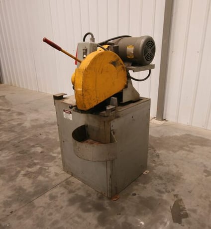 16" Everett #16MIT, Abrasive Double Mitering Cut-off Saw, 7-1/2 HP, Drive V belt, Spindle Bearings Sealed - Image 3