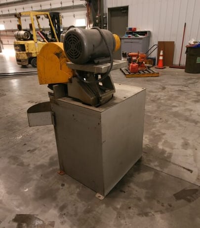 16" Everett #16MIT, Abrasive Double Mitering Cut-off Saw, 7-1/2 HP, Drive V belt, Spindle Bearings Sealed - Image 4
