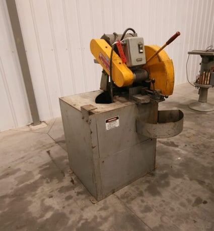 16" Everett #16MIT, Abrasive Double Mitering Cut-off Saw, 7-1/2 HP, Drive V belt, Spindle Bearings Sealed - Image 6