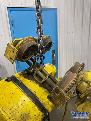 .5 Ton, Yale #REL1/2-25RG15S1, 1000 lb., chain type, power trolley, #68958 - Image 9