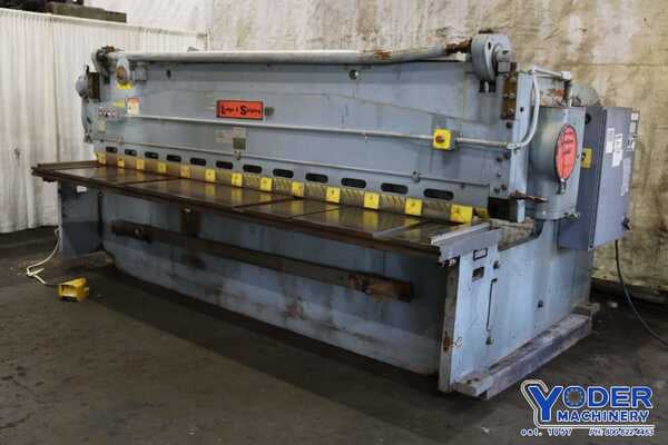 3/8" x 12' Lodge & Shipley #0612, power squaring shear, 36" Back Gauge, rebuilt 1990, #72137 - Image 3