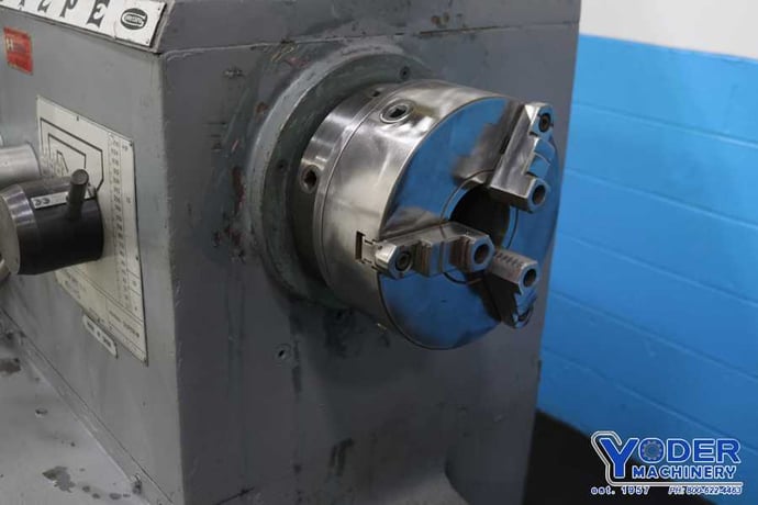 27" x 80" Timemaster #Super-M, gap bed engine lathe, 18-1/2" swing over cross slide, inch/metric, digital - Image 7