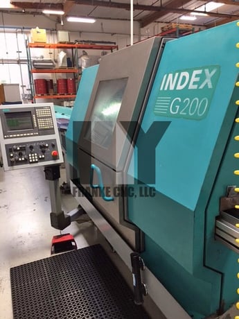 Index Traub #G200YB, CNC lathe, Siemens 840" C Control, 2002 - Image 3