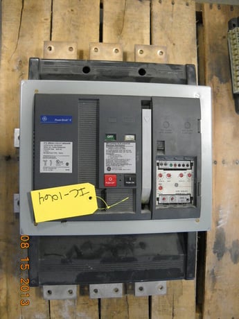 2500 Amps, General Electric, PBII, SSF25D325, Bolt in, electrically operated, manually operated, any trip - Image 1