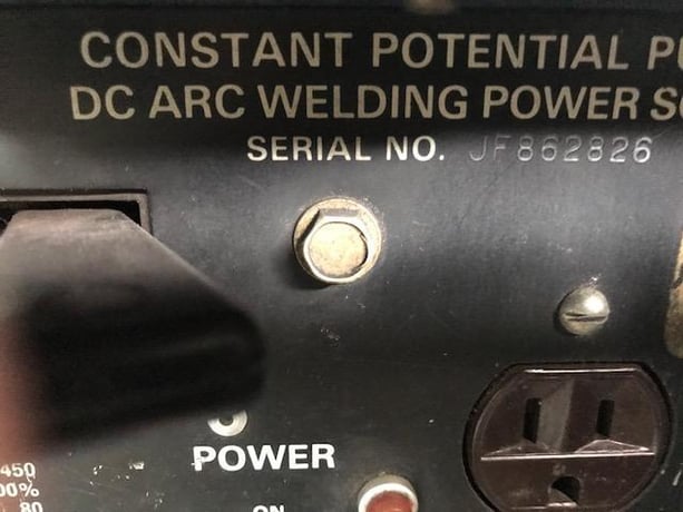 Miller #Pulstar-450, 450 amp constant potential DC mig welder, s/n JFf862826 - Image 4