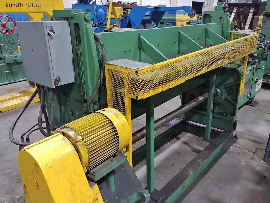 .105" x 6' Wysong #1272, shear, 73" blade, finger guard, 47" passline, one shot lube - Image 3