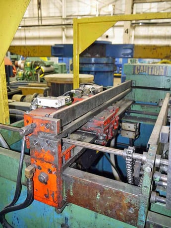 12" x .125" RBI #SP2-12-7, feeder straightener, 7-roll, 24" feed length, entry side guides - Image 3