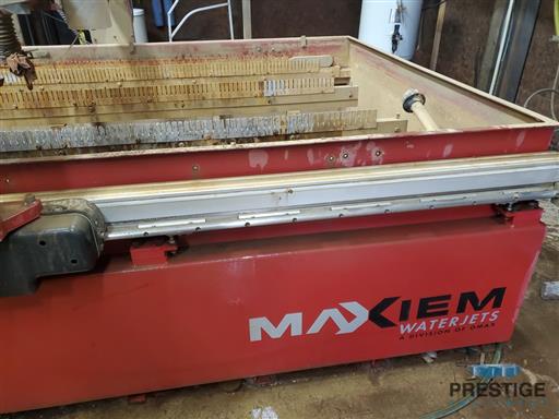 Omax #Maxiem-2030, 79" x 120" travel, 60000 psi, 40 HP, Koolant Chiller, 600 lb. hopper, 2505 hours, 2010 - Image 5