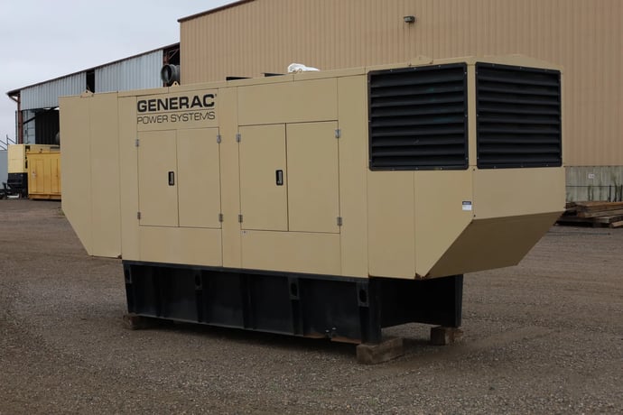 600 KW Generac, diesel generator, weatherproof enclosure, 300 hours, 2003, #88593 - Image 2
