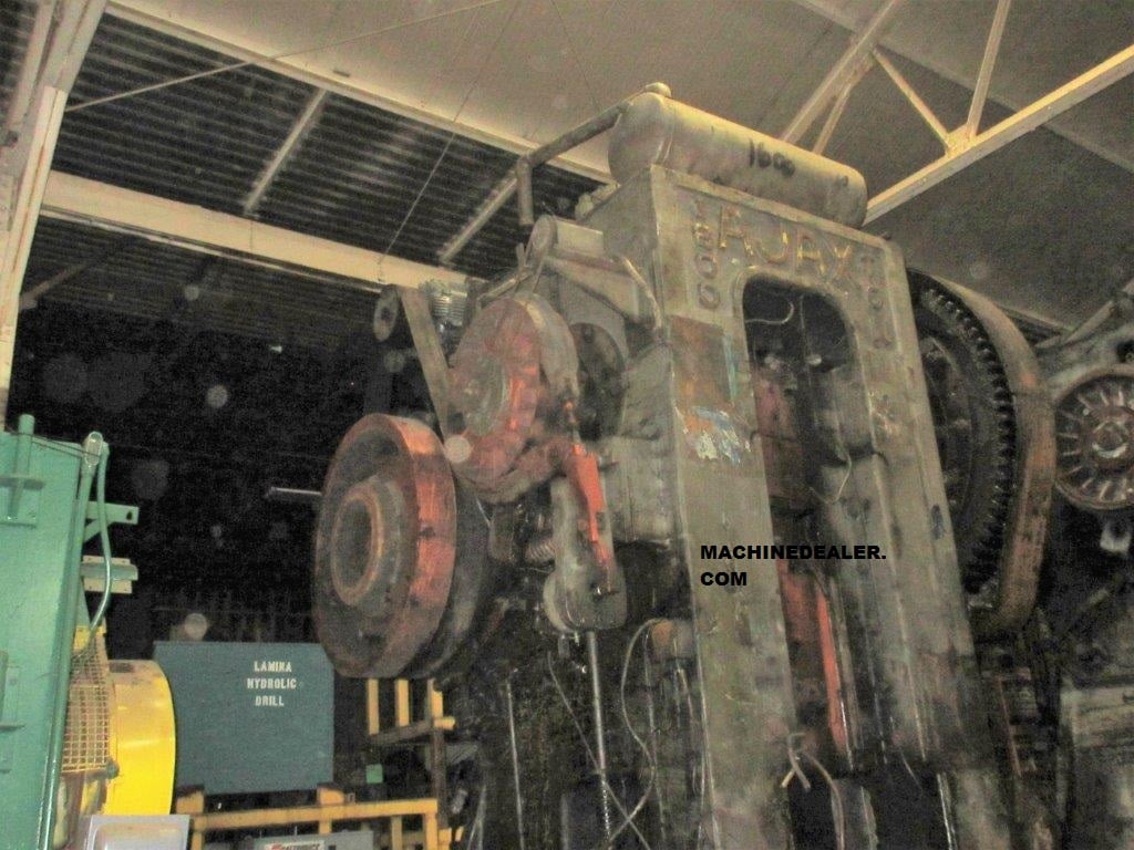1600 Ton, Ajax Forging Press, 12" stroke, 34" Shut Height, 65 SPM, 100 HP, 1968 - Image 3