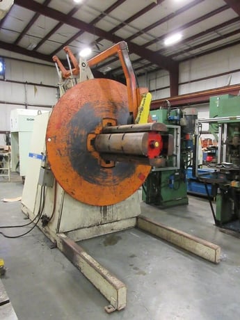 20000 lb. Press Room Equipment #PR-3620000-NAB, uncoiler, 36" width, 20"-24" ID, 72" outside dimensions - Image 3
