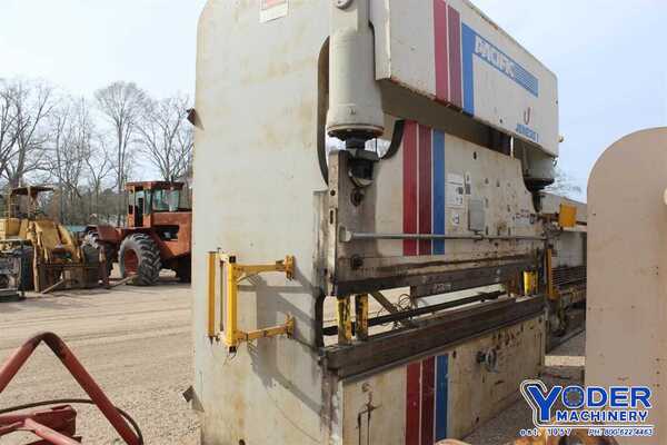175 Ton, Pacific #175-12, hydraulic press brake, 12' overall, 125" between housing, 10" stroke, 15 HP, 2001 - Image 8