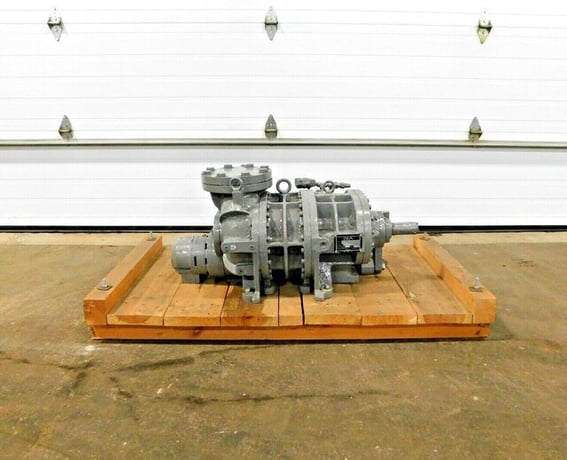 GEA #100, gas compressor, 4" x 1-3/4" shaft, rebuilt 2014 - Image 1