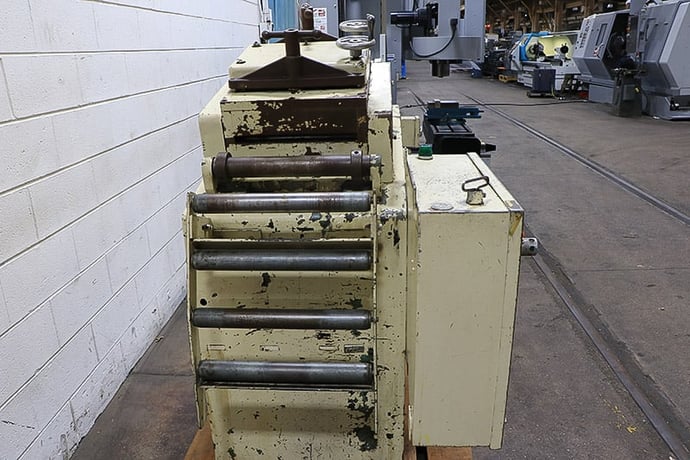12" x .018" Cooper Weymouth #12A, straightener, 7 rolls, 1-1/2" roll diameter, 42" pass line, 10-50 FPM, 3/4 - Image 4