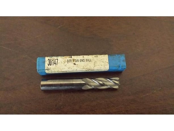 End Mill Cutting Tool, s/n 1-3/8" - Image 1