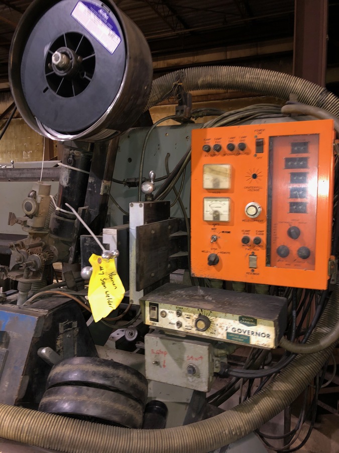 5' Jetline #LSP-60, longitudinal seam welder, Lincoln power source, Tag #16216 - Image 2